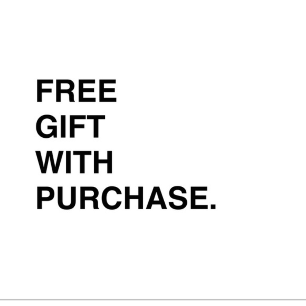 Free gift with purchase